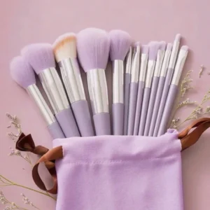 13 Pcs Color Makeup Brush Set Soft hair Loose Powder Eyeshadow Concealer Contour Eyeliner brush Foundation Beauty Cosmetic tools For Women & Girls