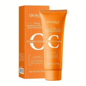 Bioaqua Vitamin C Cleanser Face Wash Whitening Moisturizing Brighten Refreshing Oil Control Face Wash 100g BQY18885