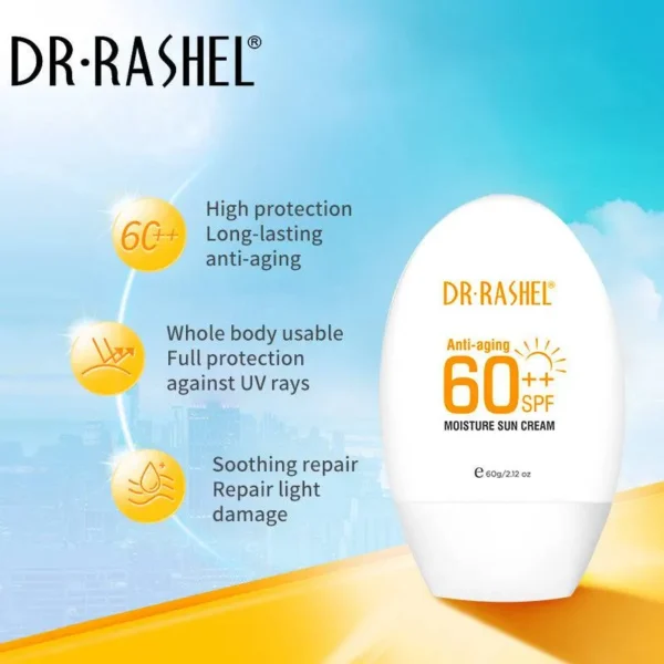 Dr Rashel Anti-aging & Moisture Sun Cream SPF 60 - Image 2