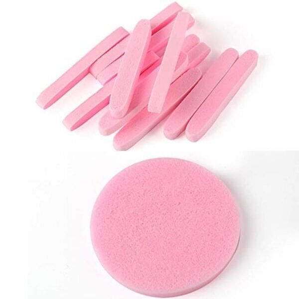 Facial Sponge Compressed Pink, Pack Of 12 - Image 2