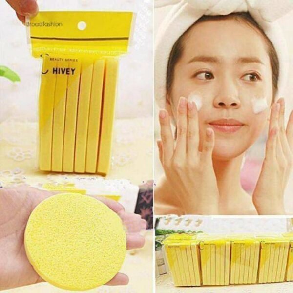Facial Sponge Compressed Pink, Pack Of 12 - Image 4