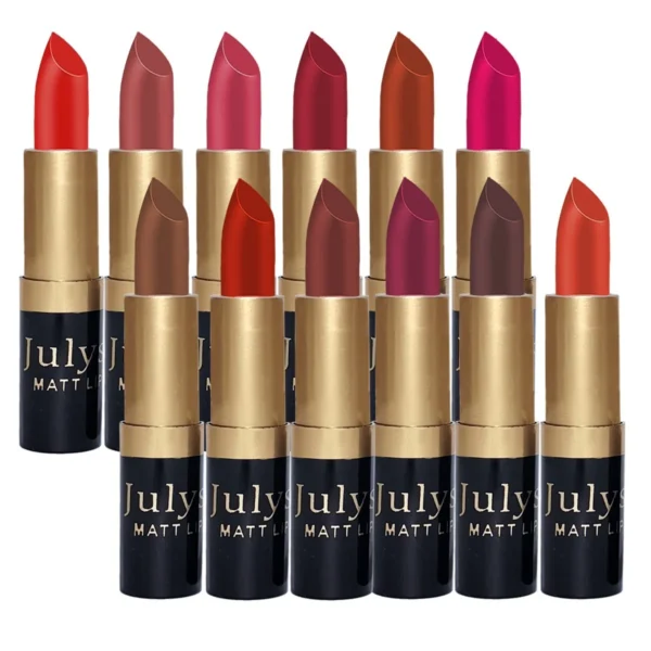 JulyStar Matte Lipstick Box Set of 12Pcs - Image 2