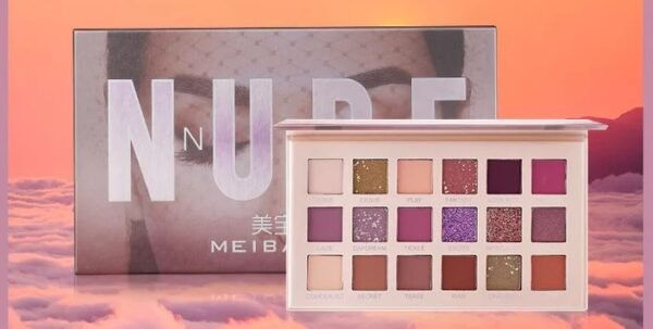 Nude 18 Colors Shimmer Eyeshadow Palette Matte Pigment Shimmer Diamond Eye Palette