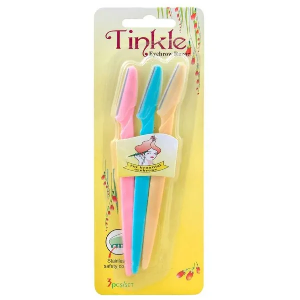 Tinkle Eyebrow Razor – Precision Facial Razor (Pack of 3)