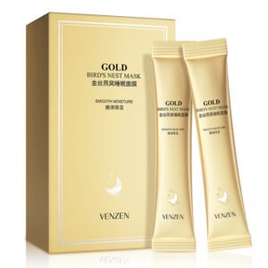 Pack of 3 Venzen Gold Lines Bird's Nest Sleep Mask Moisturizing 4ml*3 FZ47712