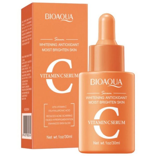 Bioaqua Whitening Skin Care Hyaluronic Acid Vitamin C Face Serum 30ml BQY37367